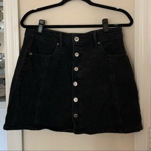 AEO A-line denim skirt